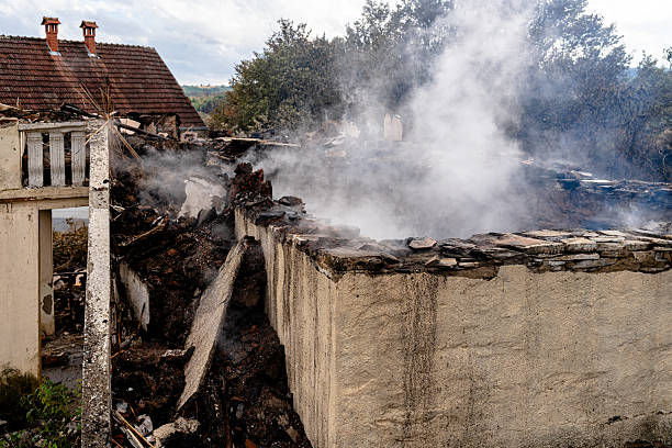 Professional Emergency Fire Cleanup technician working in Clarksville, TX